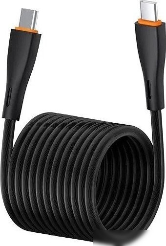Кабель EOFE CC21 USB Type-C - USB Type-C (1 м, черный)