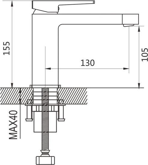 Смеситель Shevanik S6801
