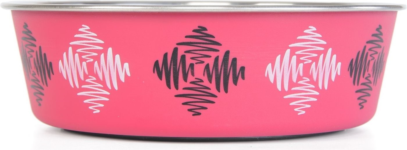 Миска ZooZooZoo Ромбы SWT-6001-800/rhomb (розовый)