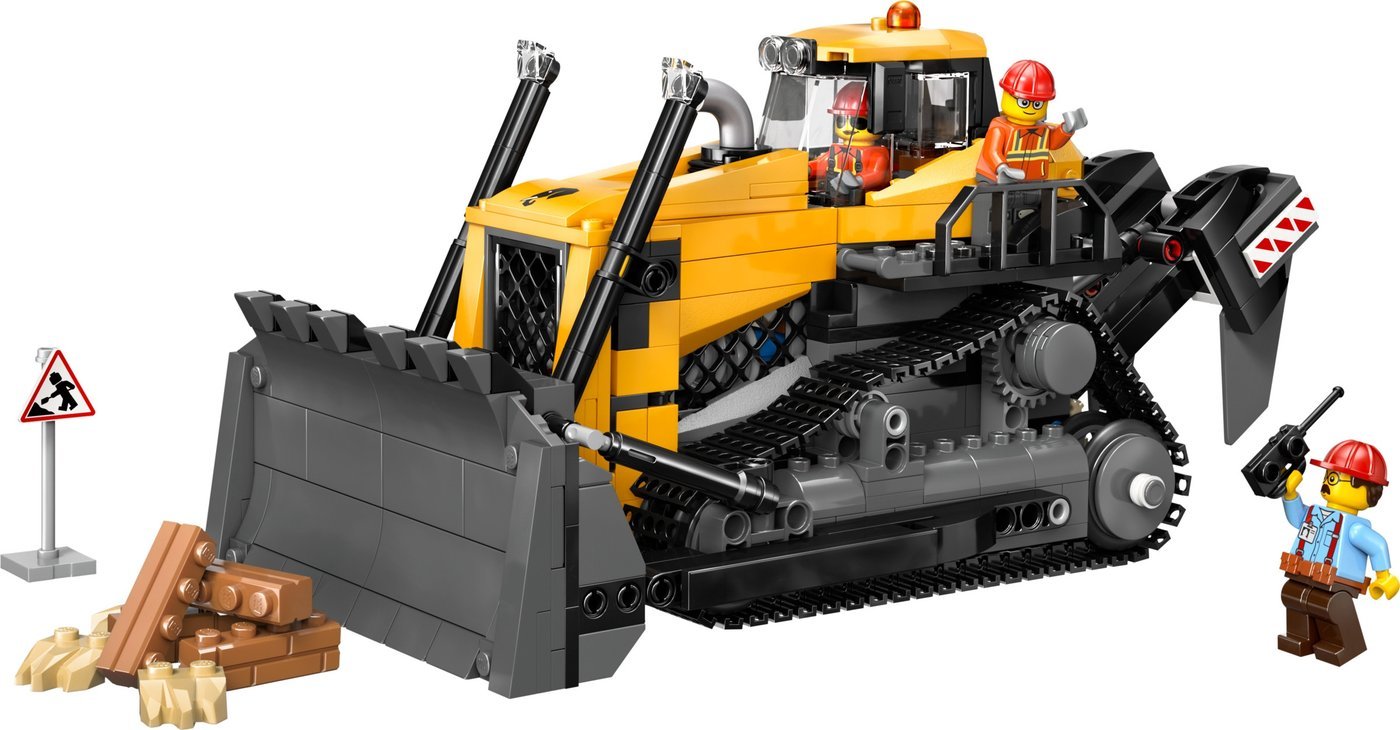 Конструктор LEGO City 60466 Желтый бульдозер