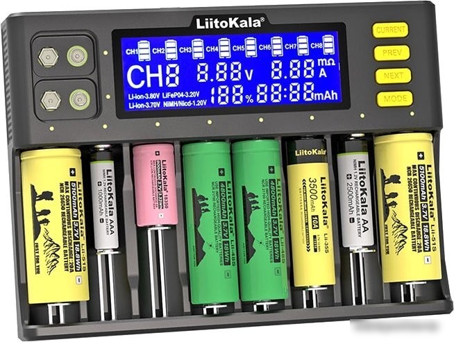 Зарядное устройство LiitoKala Lii-S8 с автомобильным адаптером
