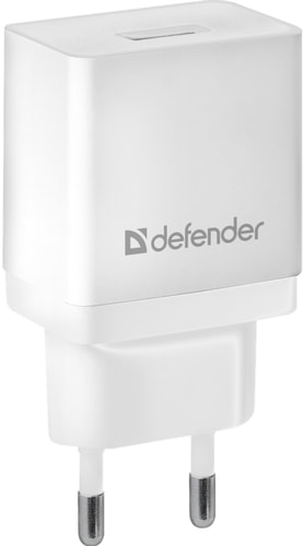 Сетевое зарядное Defender EPA-10 (белый)