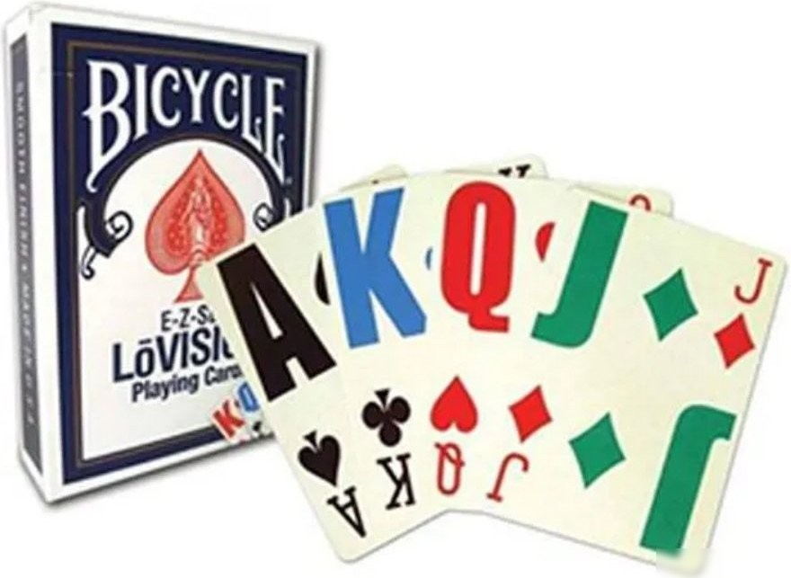 Игральные карты Bicycle Lovision Blue 1001017-b