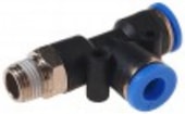 RockForce Фитинг Т-образный для пласт. труб 6 мм 1/4" RF-SPD06-02