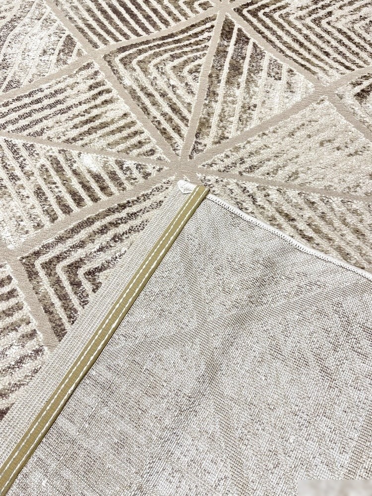 Ковер для жилой комнаты Sahan Alvita 7581A-S-BEIGE-BEIGE V60 (1х2)