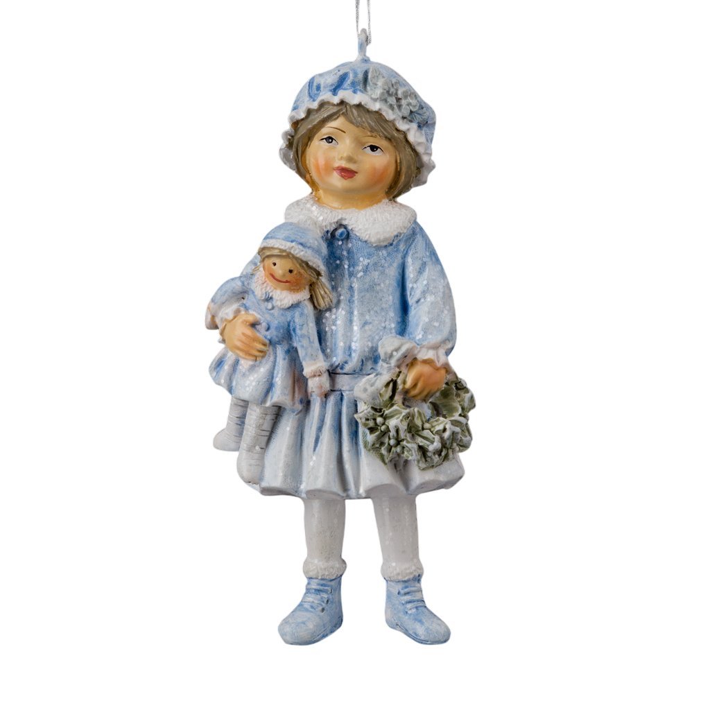 Елочная игрушка Erich Krause Decor. Девочка с куклой лапландия 64546