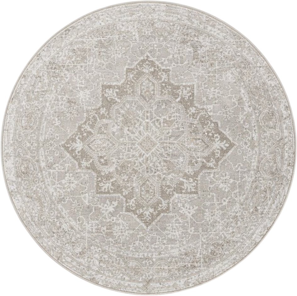 Ковер для жилой комнаты LAXMI Comfort 329 круг (1.6x1.6, Cream/Cream)