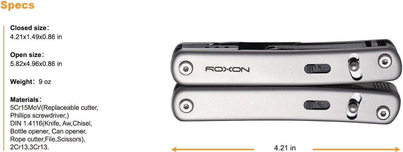 Мультитул Roxon Flex S804G