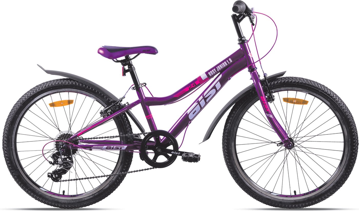 Детский велосипед AIST Rosy Junior 1.0 2026 (24, фиолетовый, разобранный)