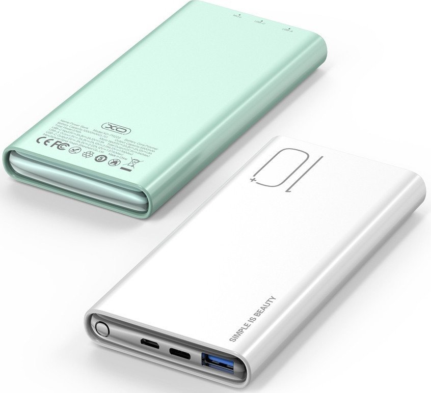 Внешний аккумулятор XO PR229 10000mAh (зеленый)