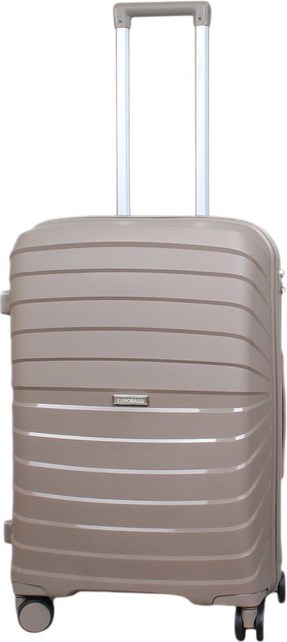 Чемодан-спиннер Eurobags PP-N99 (L, бежевый)