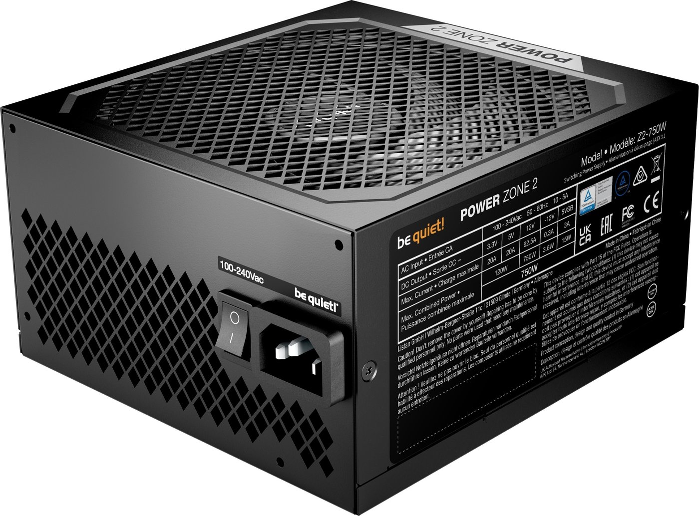 Блок питания be quiet! Power Zone 2 750W