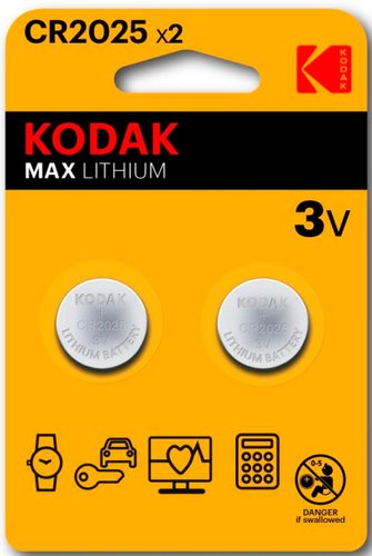 Батарейка Kodak CR2025-2BL 30417670-RU1