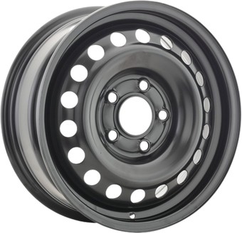 Штампованные диски ТЗСК KIA Soul 17x7" 5x114.3мм DIA 67.1мм ET 50мм Черный глянец