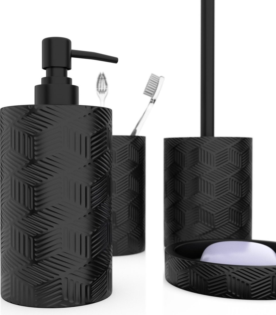 Дозатор для жидкого мыла FORA Delicate Black FOR-DLB021