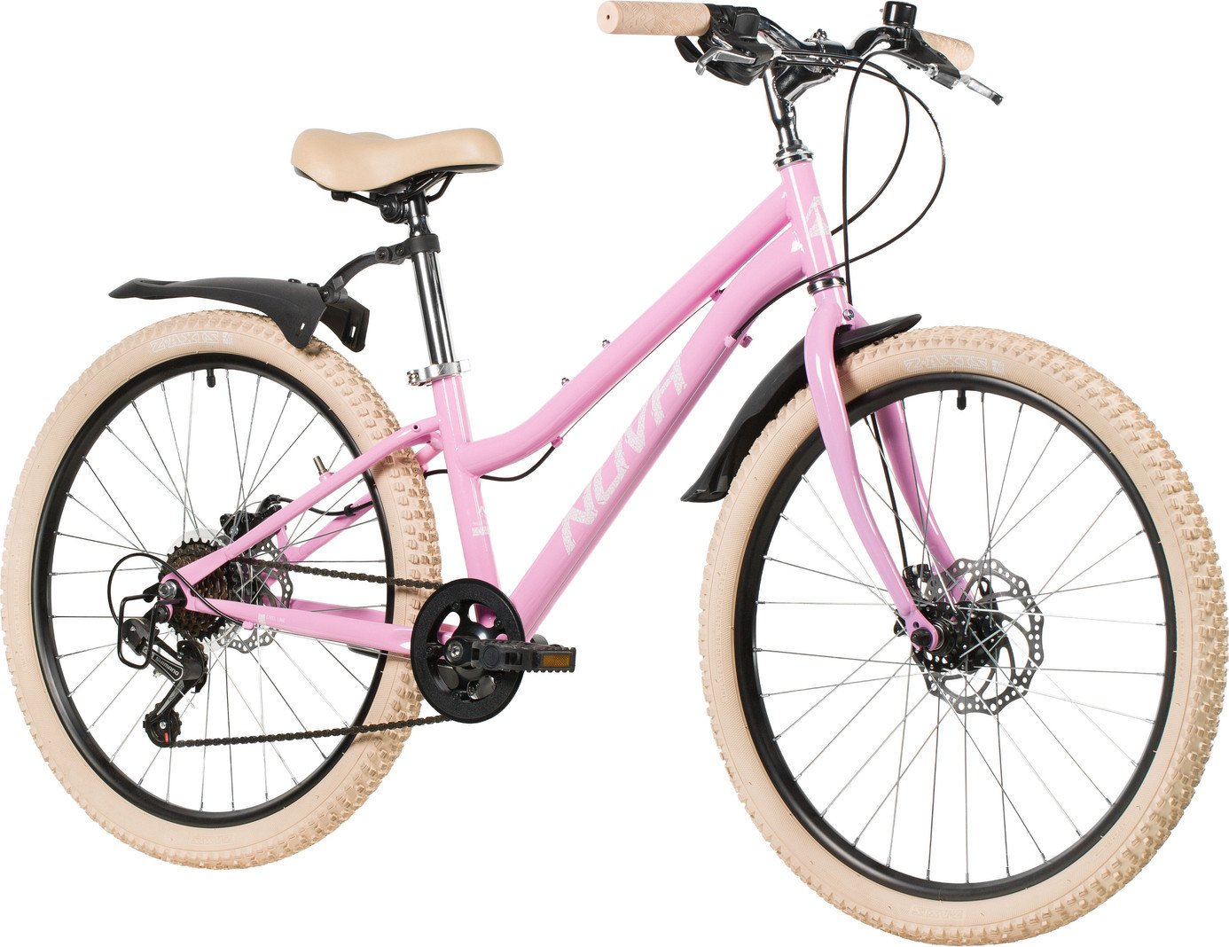 Детский велосипед Novatrack Jenny 24 24SHD.JENNY.12PN6 (розовый, разобранный)