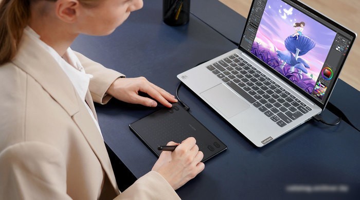 Графический планшет Huion Inspiroy RTE-100 (черный)