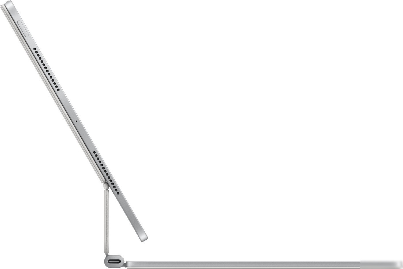 Чехол для планшета Apple Magic Keyboard для iPad Pro 11" 5-го поколения (белый, нет кириллицы)