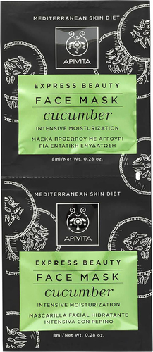 APIVITA Набор масок для лица Express Cucumber (2x8 мл)