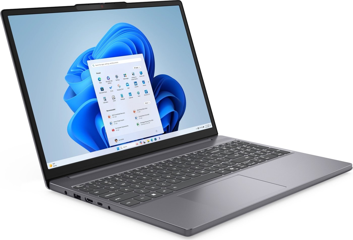 Ноутбук Lenovo IdeaPad Slim 3 15IRH10 83K1002VRK Win 11 Pro