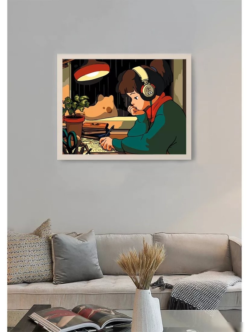 Картина по номерам PaintLine Lofi Girl PL-00322
