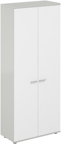 Шкаф распашной Norden 80х40х195.5 HDF SG.821.SH.WH (серый бархат/белый)