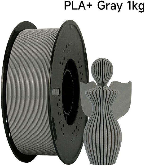 Филамент Kingroon PLA+ 1.75мм HC108 (1кг, серый)