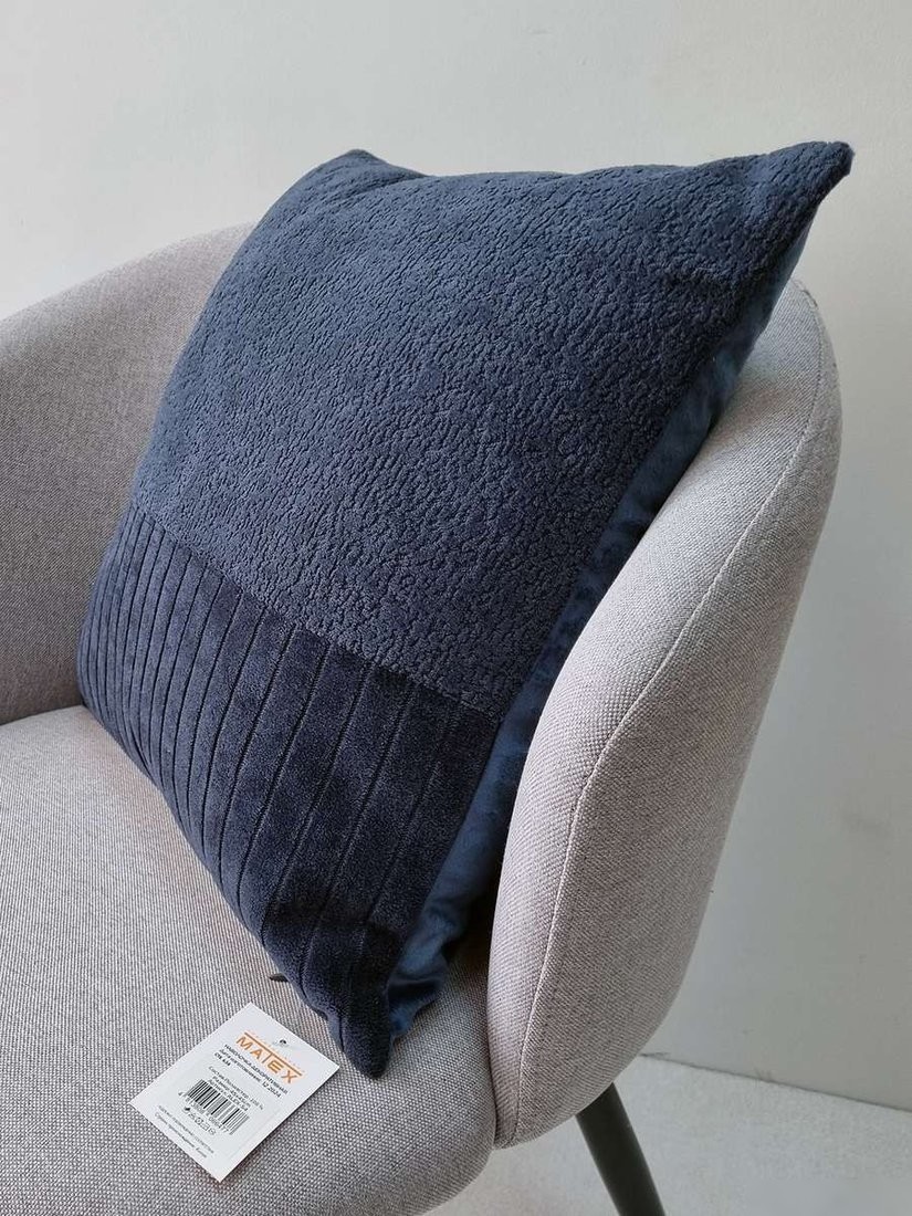 Чехол на подушку Matex Tufted Velvet ALEX-54 (синий)