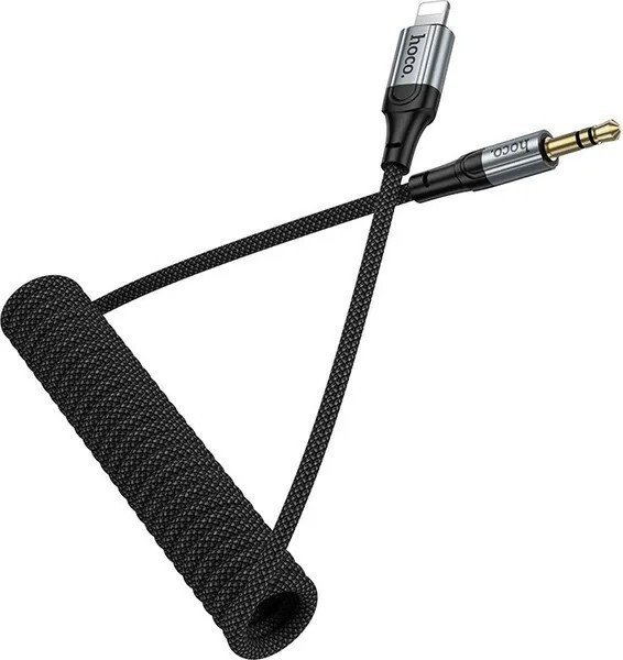 Кабель Hoco UPA33A Lightning - 3.5 мм Jack (1.5 м, черный)
