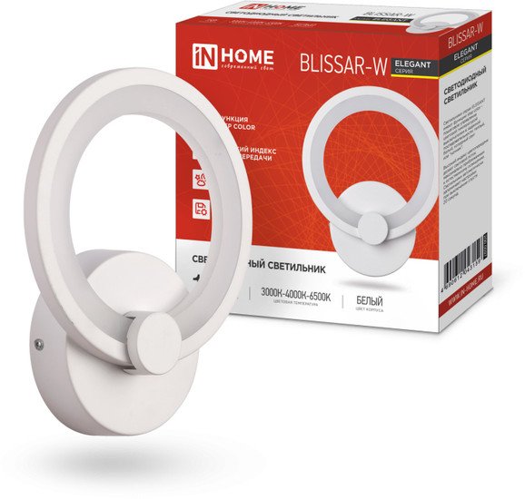 Бра In Home Elegant Blissar-W 4690612043159 (белый)
