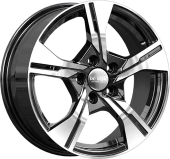 Литые диски K&K КС1053 16x6.5" 5x114.3мм DIA 60.1мм ET 35мм Алмаз черный