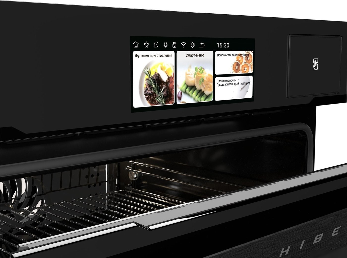 Электрический духовой шкаф Hiberg S-VM 6615 B i-Smart