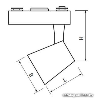 Трековый светильник JAZZway PTR 0330 30W 4000K 24 град белый