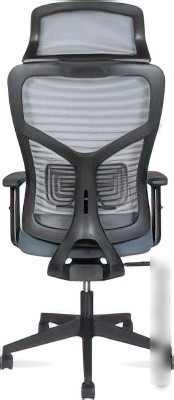 Кресло Norden Asper 165A B-GG (черный/серый)