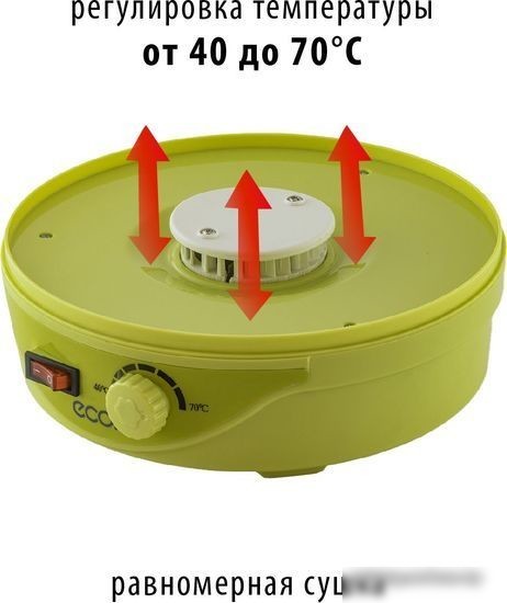 Сушилка для овощей и фруктов Econ ECO-3012FD