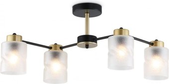 Подвесная люстра Ambrella TR303324/4 BK/GD (черный/золото)