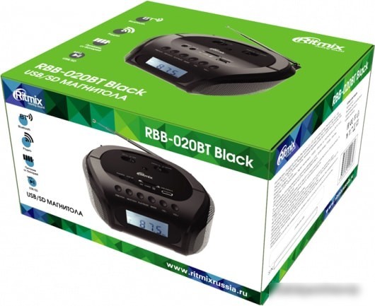 Портативная аудиосистема Ritmix RBB-020BT