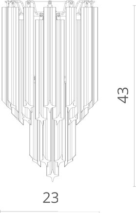 Бра Divinare Frizzante 1683/01 AP-1