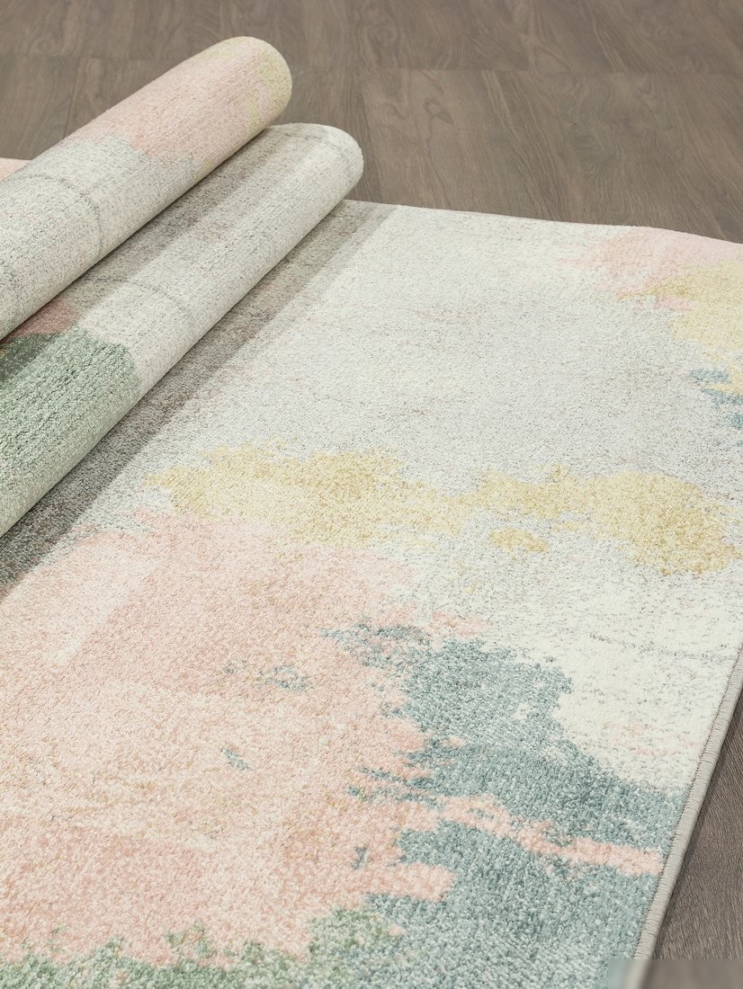 Ковер для жилой комнаты Merinos Izumrud C046-STAN-LIGHT CREAM (0.8х1.5)