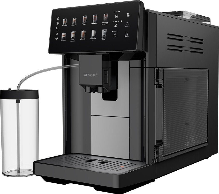 Кофемашина Weissgauff WCM-365 Automatic ColorTouch Cappuccino Nero