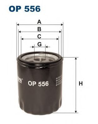 Масляный фильтр Filtron OP556