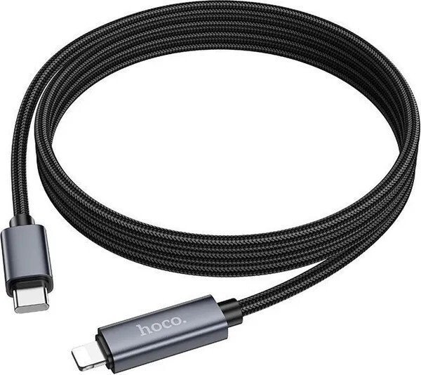 Кабель Hoco X112 USB Type-C - Lightning (1 м, черный)