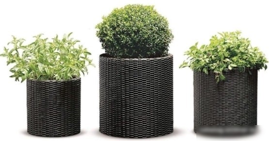Кашпо Keter Cylinder Planter M 223941