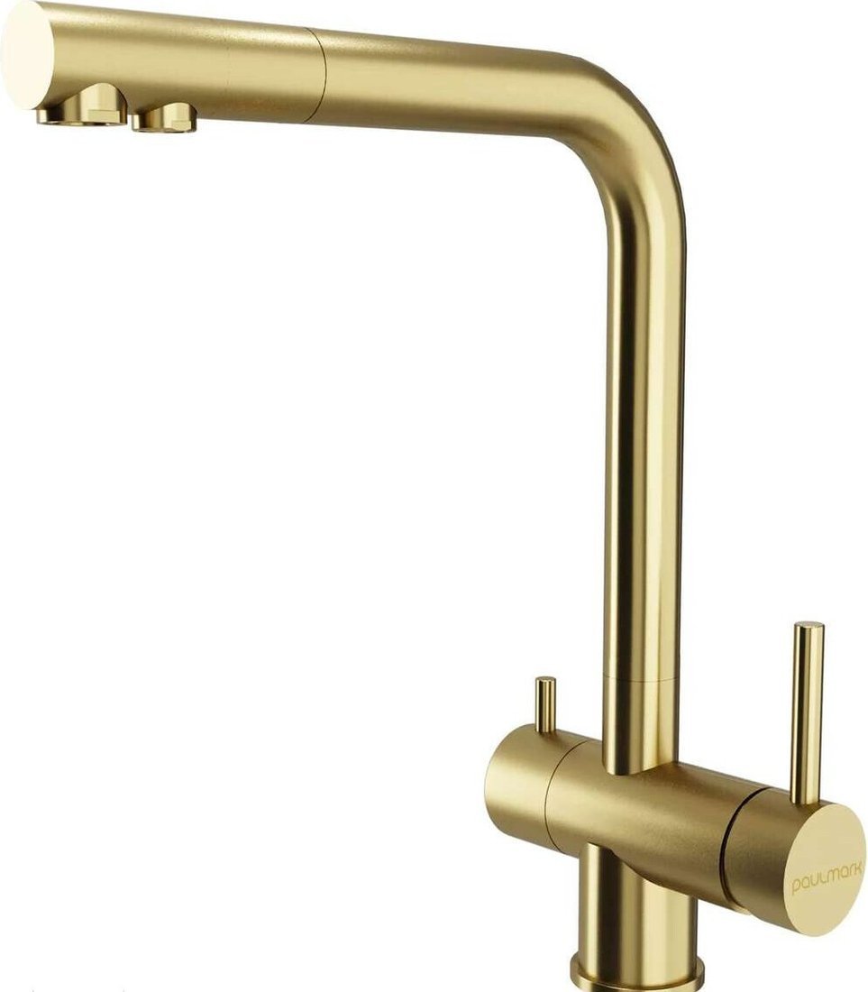 Смеситель Paulmark Skalen Sk213020-LG (светлое золото)