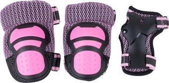 Комплект защиты Tech Team Safe Fit Teens 4.0 NN013947 (M, розовый)