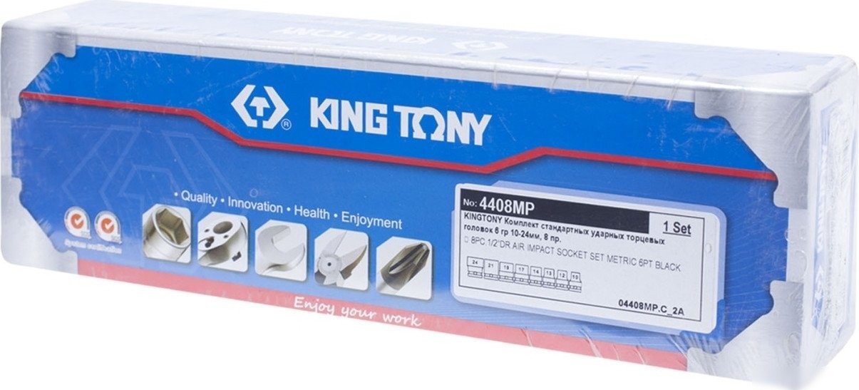 Набор головок слесарных King Tony 4408MP