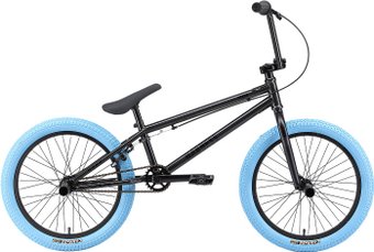 Велосипед Stark Madness BMX 4 2025 (серо-фиолетовый/черный/синий)