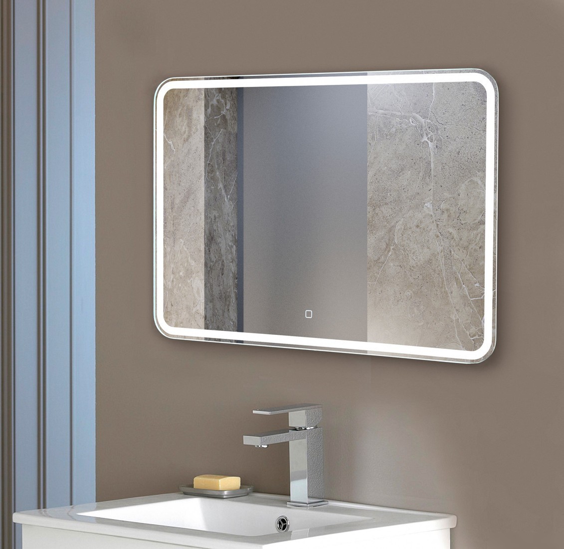 Silver Mirrors Зеркало Давид 80x55 LED-00002533