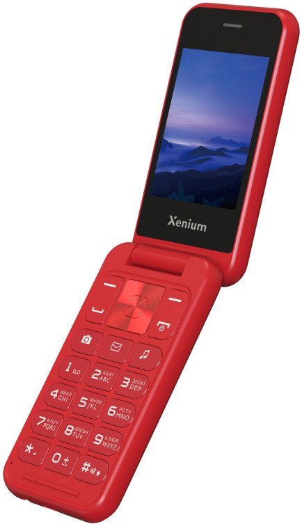 Кнопочный телефон Xenium X680 (красный)