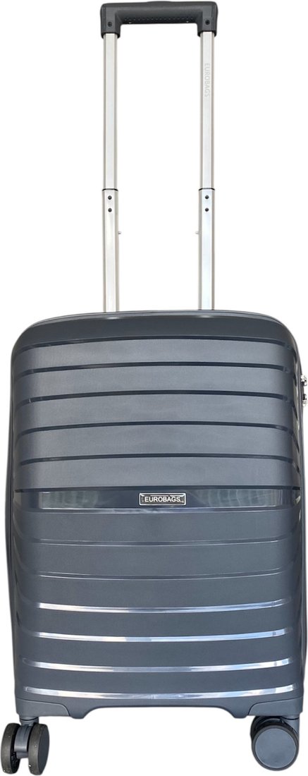 Чемодан-спиннер Eurobags PP-N99 (S, графитовый)